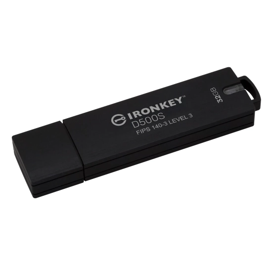 Pendrive Kingston IronKey D500S 32 GB, model IKD500S/32GB, złącze USB-A, USB 3.2 Gen 1.