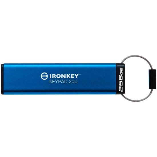 Pendrive Kingston IronKey Keypad 200 256 GB USB-A AES-256 – widok dokładnego wariantu IKKP200/256GB.