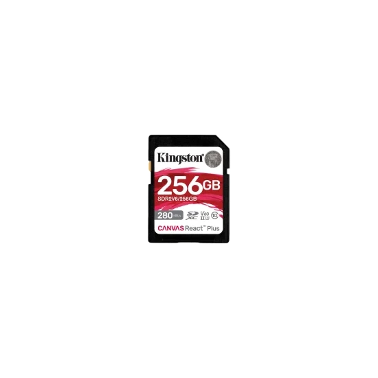Kingston Karta SDXC Canvas React Plus 256 GB SDR2V6/256GB