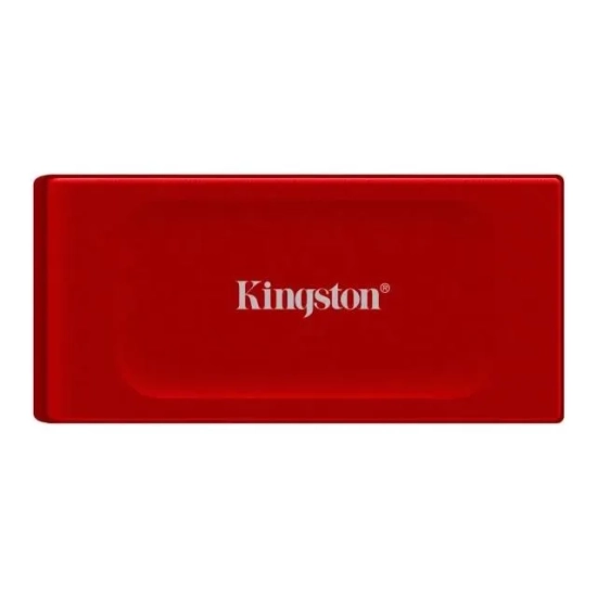Zewnętrzny dysk SSD Kingston XS1000 1 TB w kolorze czerwonym, wariant SXS1000R/1000G.