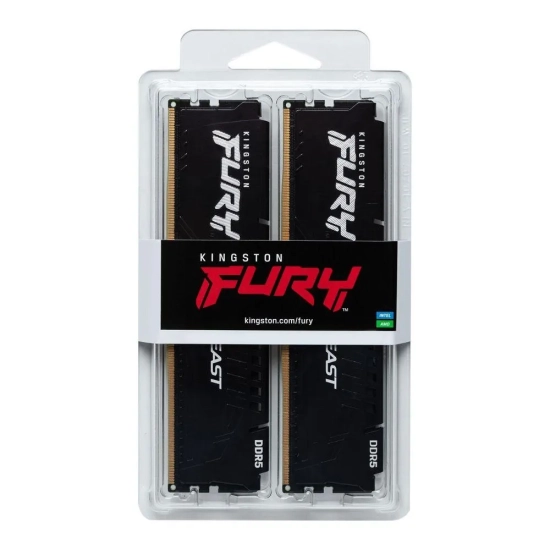 KINGSTON DDR5 32GB 6000MT/s CL36 DIMM (Kit of 2) FURY Beast Black EXPO