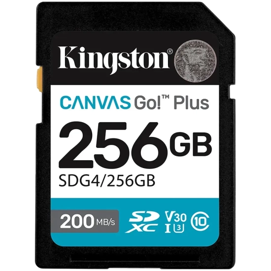 Karta SD Kingston Canvas Go! Plus SDG4/256GB 256 GB