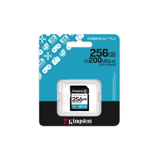 Kingston Canvas Go! Plus 256 GB SDXC SDG4/256GB