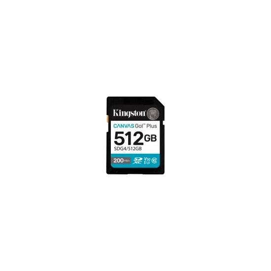 Kingston Karta SDXC Canvas Go Plus Gen 4 512 GB SDG4/512GB