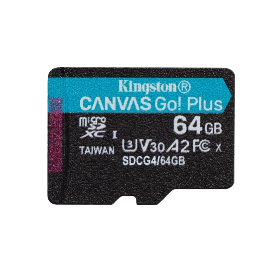 Kingston Canvas Go! Plus 64 GB microSDXC SDCG4/64GBSP