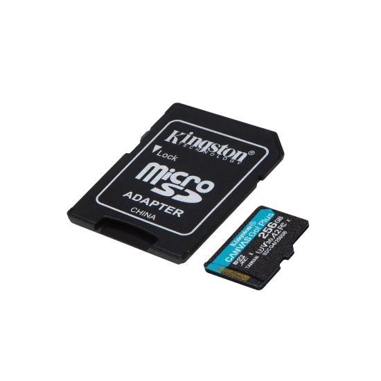Karta microSD Kingston Canvas Go! Plus SDCG4/256GB 256 GB z adapterem