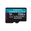 Karta pamięci Kingston Canvas Go! Plus Gen4 256 GB microSDXC, model SDCG4/256GBSP.