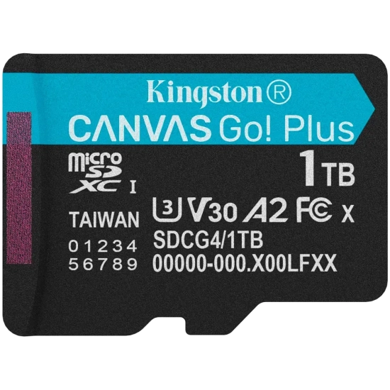 Karta microSD Kingston Canvas Go! Plus SDCG4/1TBSP 1 TB bez adaptera