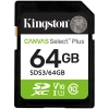 Karta pamięci Kingston Canvas Select Plus Gen3 64 GB, format SDXC, model SDS3/64GB, kolor czarny.