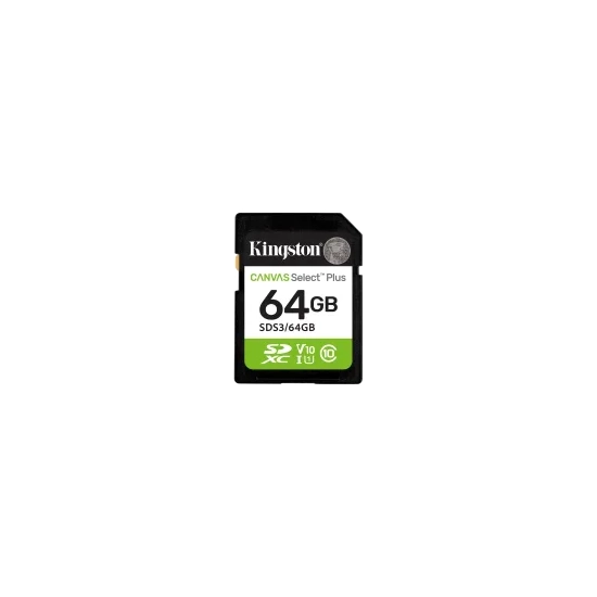 Kingston Karta SDXC Canvas Select Plus Gen 3 64 GB SDS3/64GB