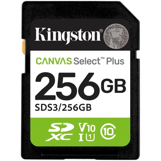 Karta SDXC Kingston Canvas Select Plus 256 GB SDS3/256GB