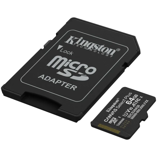 Karta microSD Kingston Canvas Select Plus SDCS3/64GB 64 GB z adapterem