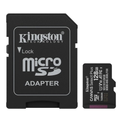 Karta pamięci Kingston Canvas Select Plus 128 GB microSDXC SDCS3/128GB z adapterem SD.