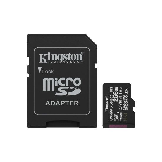 Karta microSD Kingston Canvas Select Plus SDCS3/256GB 256 GB z adapterem