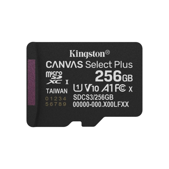 Karta microSD Kingston Canvas Select Plus SDCS3/256GB 256 GB z adapterem
