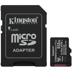 Karta microSD Kingston Canvas Select Plus SDCS3/512GB 512 GB z adapterem