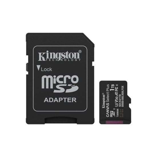 Kingston Karta microSDXC Canvas Select Plus Gen 3 1 TB SDCS3/1TB