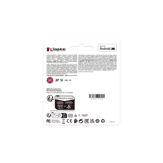 Kingston Karta microSDXC Canvas Select Plus Gen 3 1 TB SDCS3/1TB