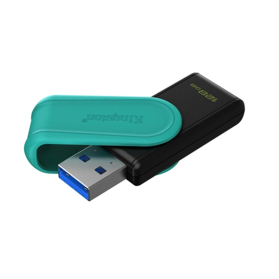 Kingston DataTraveler Exodia S 128 GB – pendrive USB-A, wariant Czarno-turkusowy.