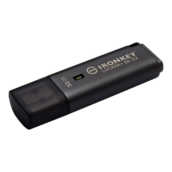 Pendrive Kingston IronKey Locker Plus 50 G2 32 GB AES-256 – widok dokładnego wariantu IKLP50G2/32GB.