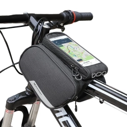 WOZINSKY Torba rowerowa na ramę + odczepiany pokrowiec na telefon do 6.5"