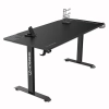 Biurko gamingowe Ultradesk MOMENTUM - czarne, 152,5 × 70 cm UDESK-MM-BK
