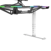 Biurko gamingowe Ultradesk FORCE SNOW - białe, 166 × 70 cm UDESK-FO-WW