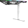 Biurko gamingowe Ultradesk FORCE SNOW - białe, 166 × 70 cm UDESK-FO-WW