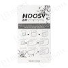 Adaptery kart SIM Noosy 4w1 z kluczykiem białe