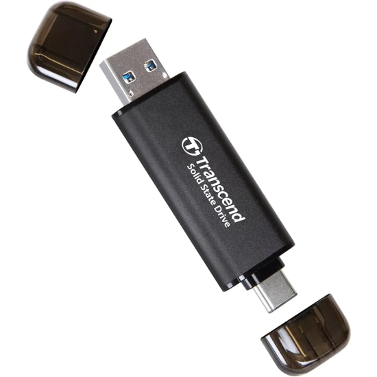 Przenośny dysk SSD Transcend ESD310C 512 GB, model TS512GESD310C.