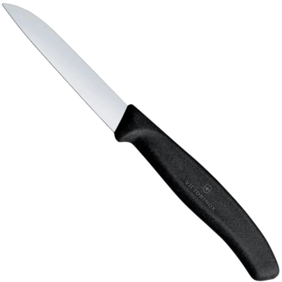 Victorinox Nóż do obierania gładki dł. 80/189 mm - czarny