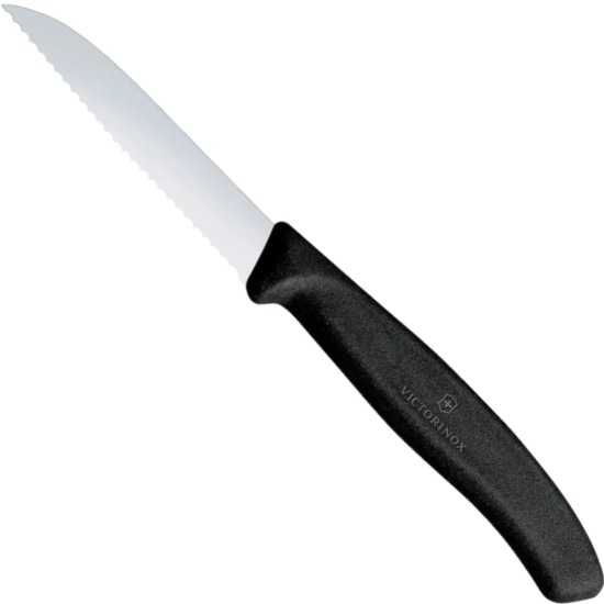 Victorinox Nóż do obierania ząbkowany dł. 80/189 mm - czarny