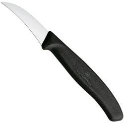Victorinox Nóż do jarzyn zagięty dł. 60/162 mm - czarny