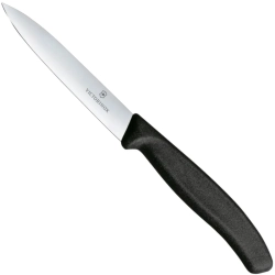 Victorinox Nóż do jarzyn gładki dł. 100/212 mm - czarny