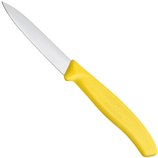 Victorinox Nóż do jarzyn gładki dł. 80/190 mm - żółty