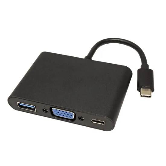 Adapter Neutralle USB/Video + HUB, DP Alt Mode