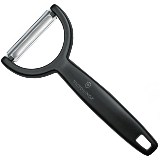 Victorinox Obieraczka pozioma z ząbkowanym ostrzem YPSO dł. 145 mm - czarna
