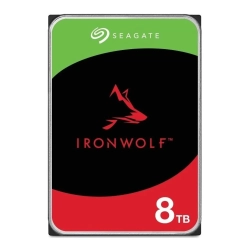 Wewnętrzny dysk HDD Seagate IronWolf 8 TB, model ST8000VN002.