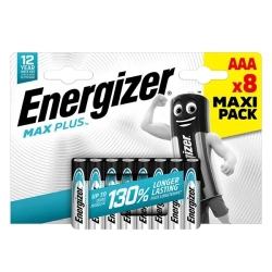 Baterie alkaliczne Energizer MAX Plus AAA 7638900437522 8 szt.