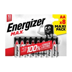 Baterie alkaliczne Energizer MAX AA LR6 8 szt.