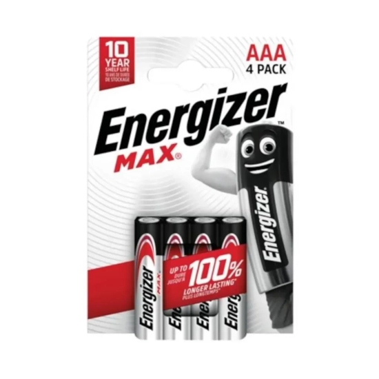 Baterie alkaliczne Energizer MAX AAA LR03 4 szt.