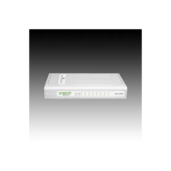D-LINK Switch 8 x 1000/100/10Mbps, MDI/MDI-X switch, VPN Support