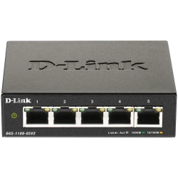 Switch zarządzalny D-Link DGS-1100-05V2/E: 5 portów Gigabit Ethernet