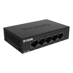 D-LINK 5-Port Gigabit Ethernet Metal Housing Unmanaged Light Switch