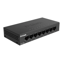 D-LINK 8-Port Gigabit Ethernet Metal Housing Unmanaged Light Switch