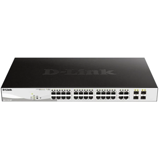 Switch PoE D-Link DGS-1210-28P/E: 24 porty Gigabit PoE oraz 4 porty combo