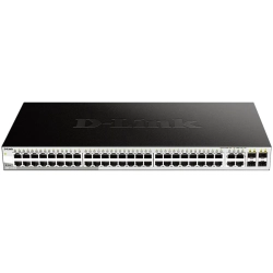 Switch zarządzalny D-Link DGS-1210-52/E: 48 portów Gigabit Ethernet i 4