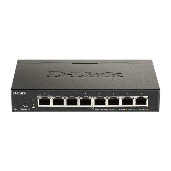 D-LINK 8-Port PoE Gigabit Smart Managed Switch