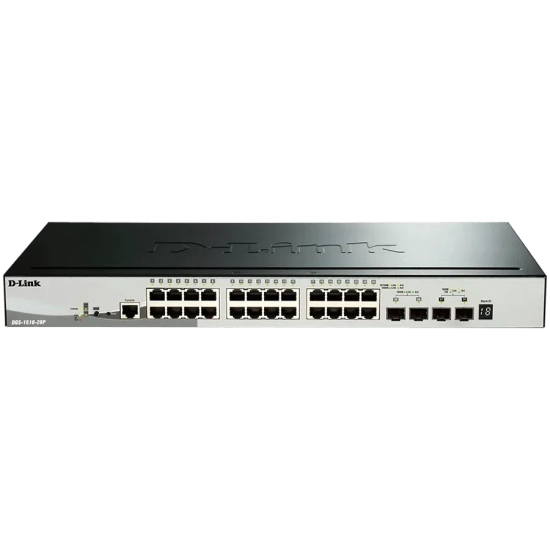 Switch zarządzalny D-Link DGS-1510-28X/E: 24 porty Gigabit Ethernet i 4