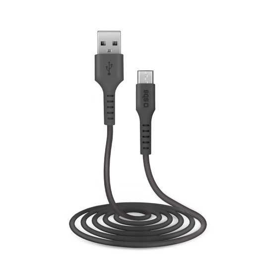 SBS Kabel przewód USB-A - Micro-USB 2m - czarny